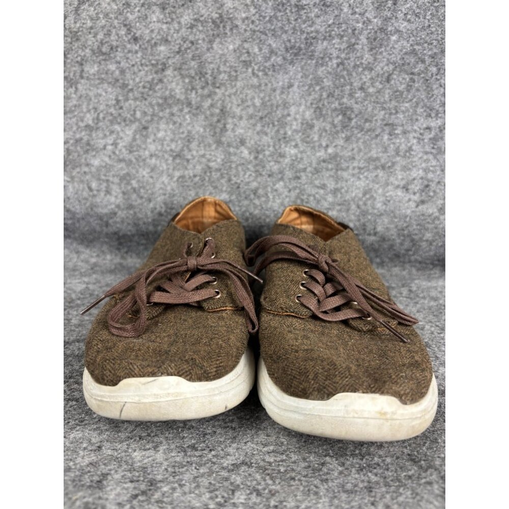 Vans Shoes Mens Size 6.5‎ Brown Tweed UltraCush Lite Lace Up Casual Sneakers - Picture 2 of 9